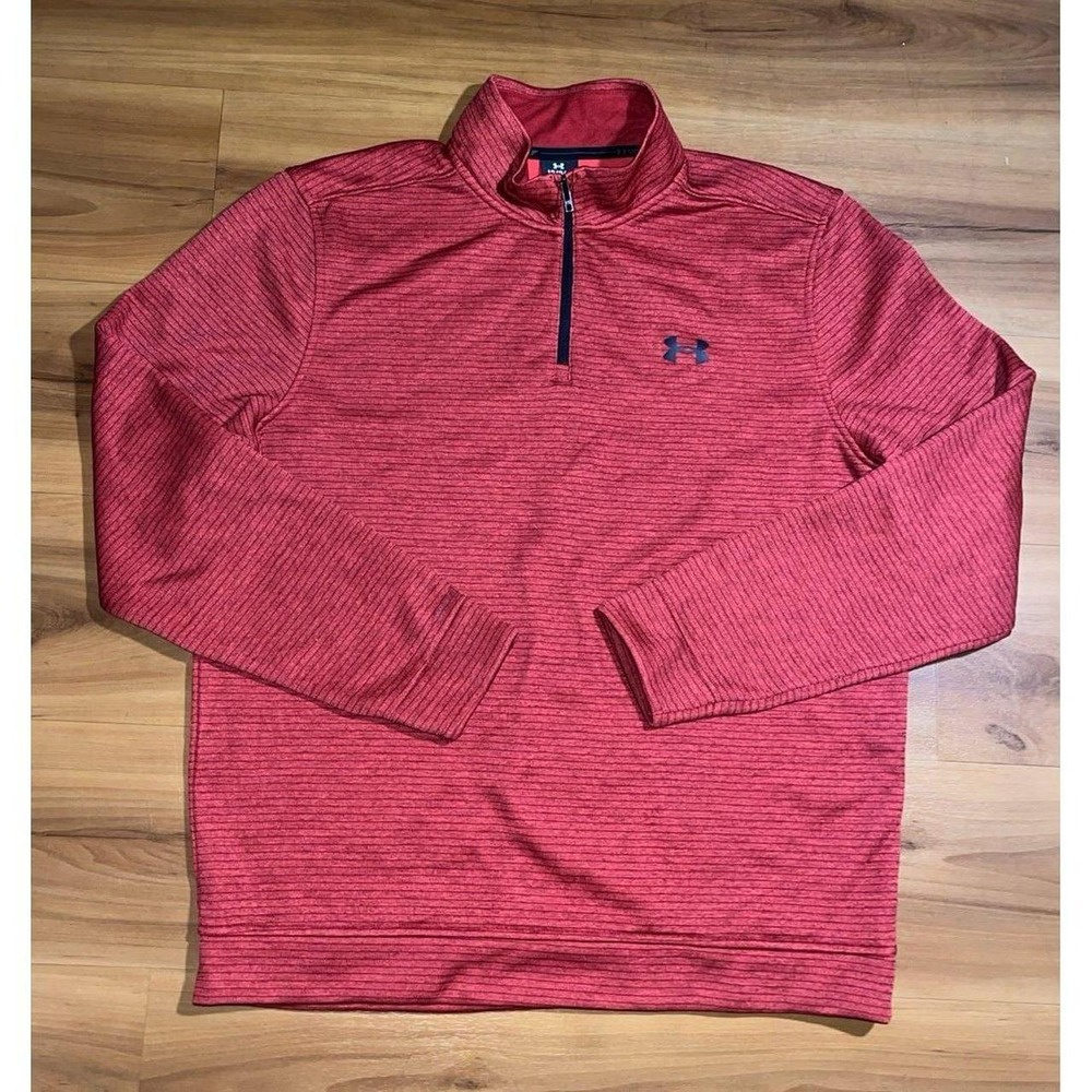 Mens Under Armour. Golf Storm Quarter Zip Stripe Performance Jacket Pullover